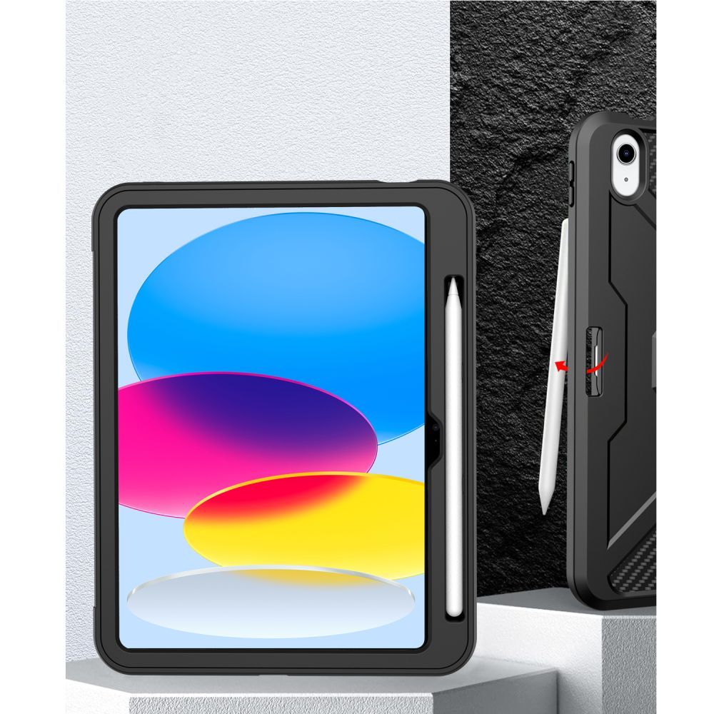  Etui z osłoną ekranu Tech-Protect Endurance do iPad 11 / 10 gen. 2025 / 2022, czarne